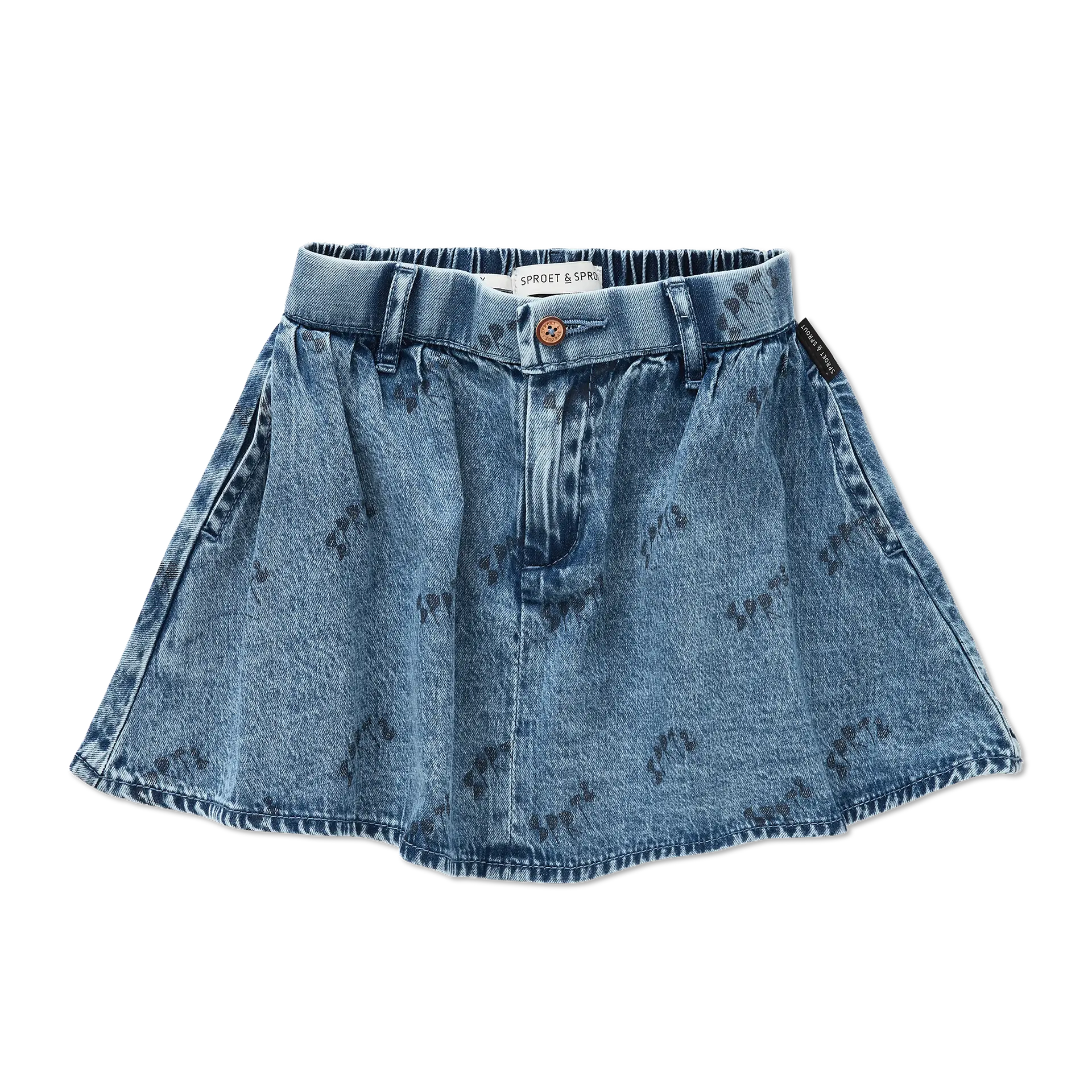 Sproet & Sprout - blue denim skirt