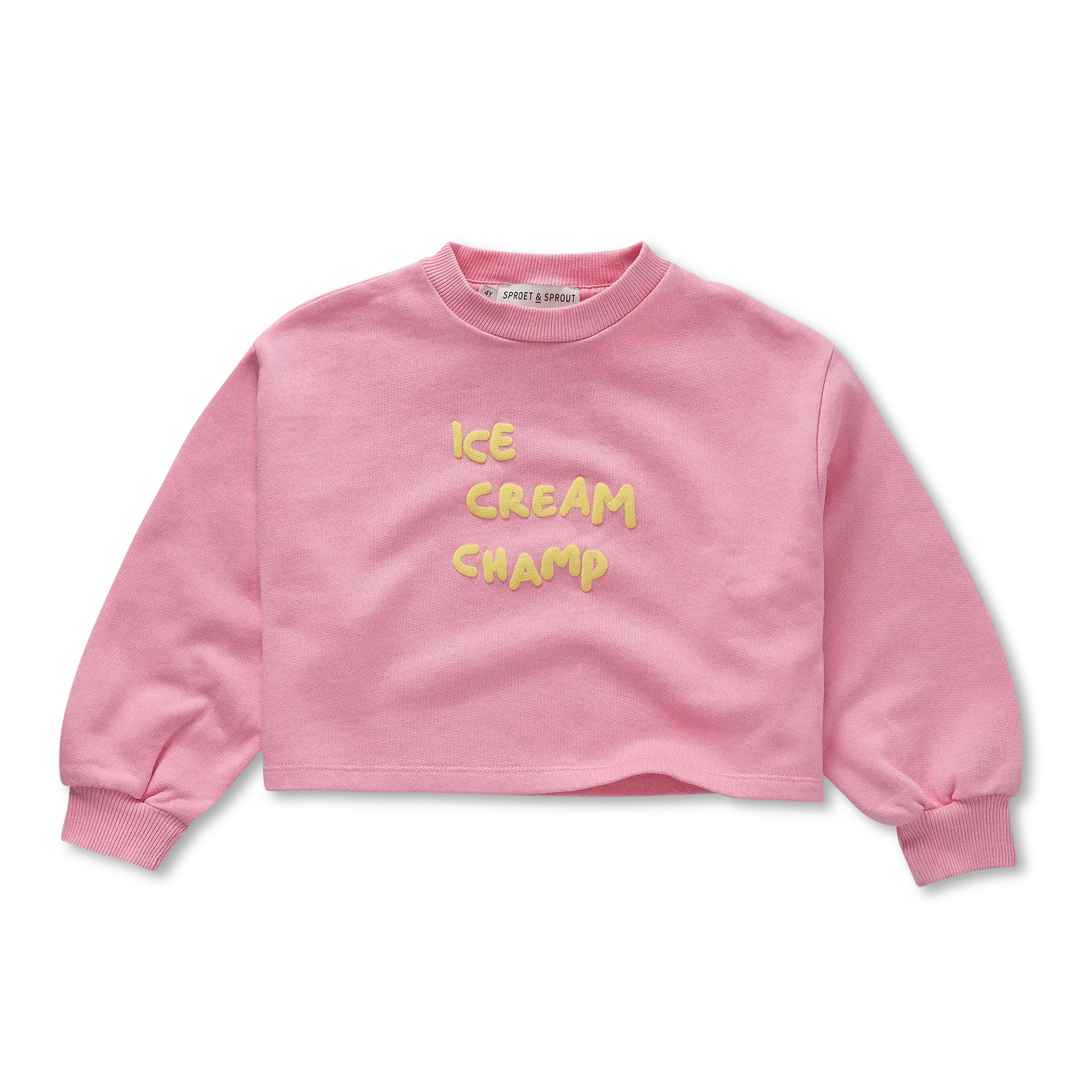 Sproet & Sprout - boxy batman sleeve ice cream - podium pink