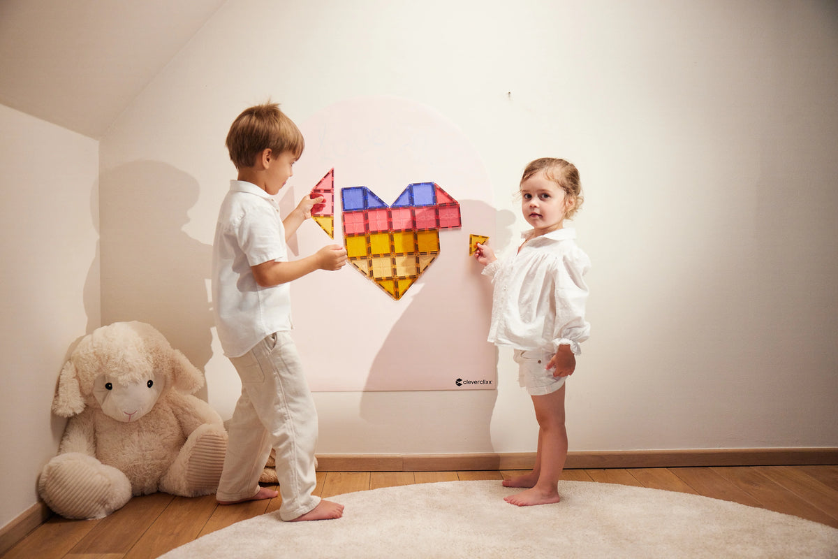 Cleverclixx - magnetic wall sticker 95x75cm - dream pink