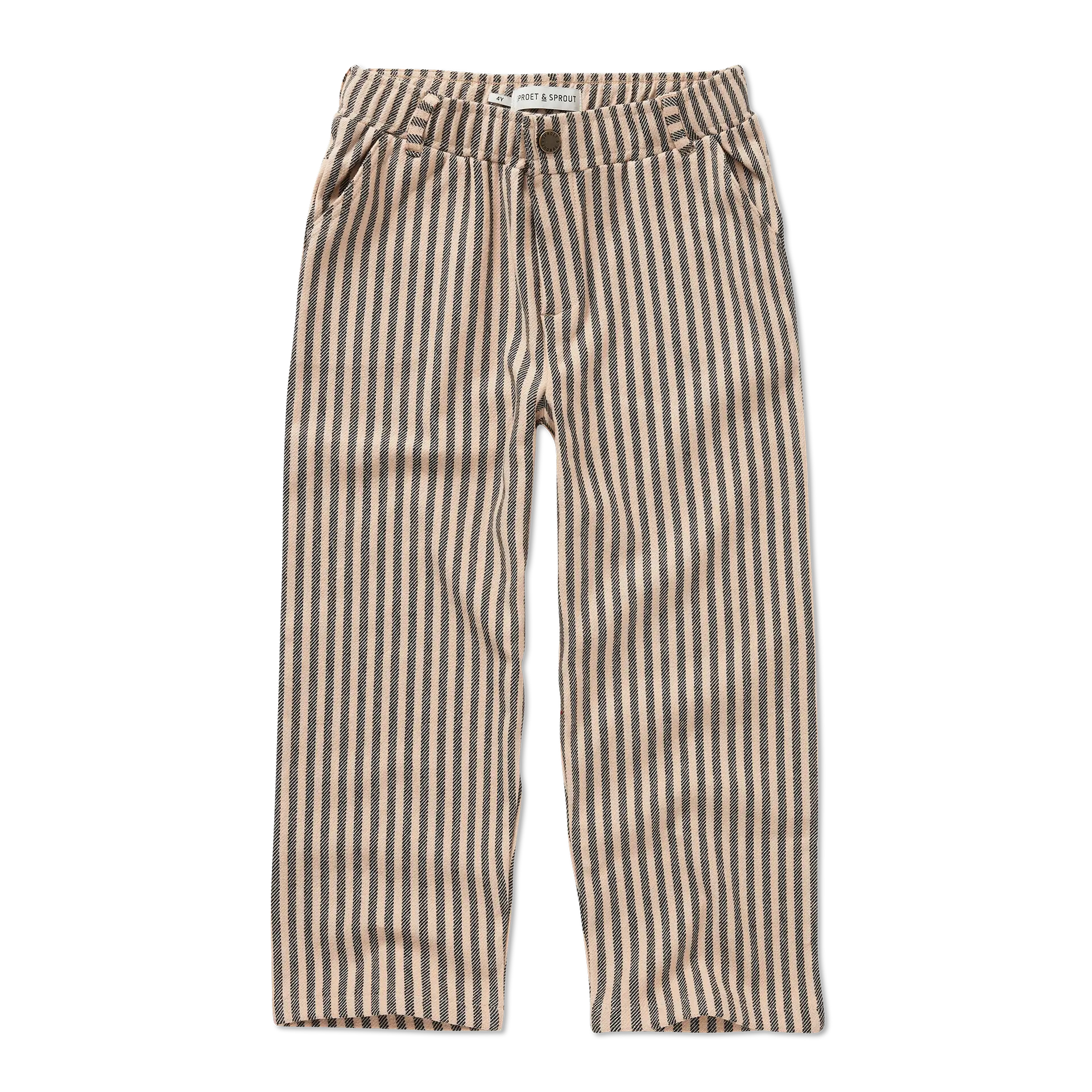 Sproet & Sprout - chino pants jersey stripe - vanilla