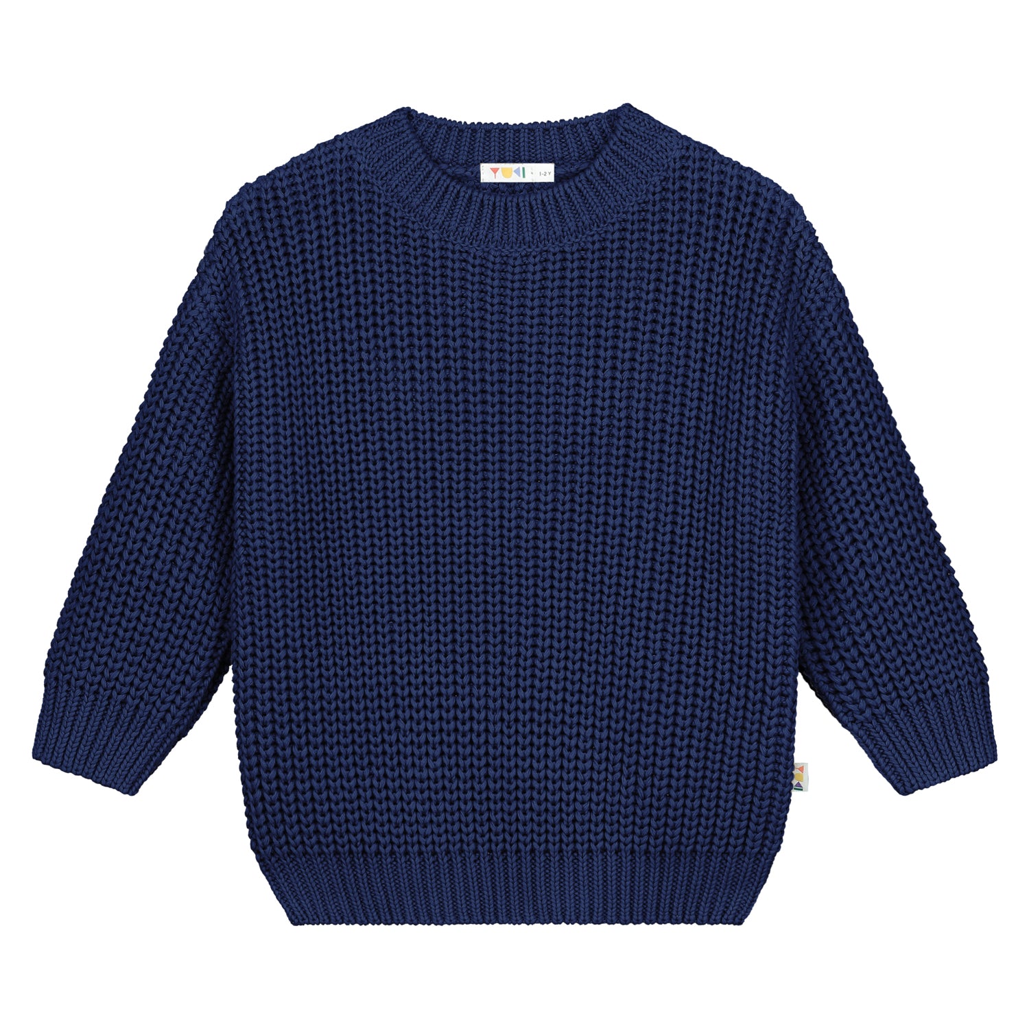 Yuki - chunky knitted sweater - navy