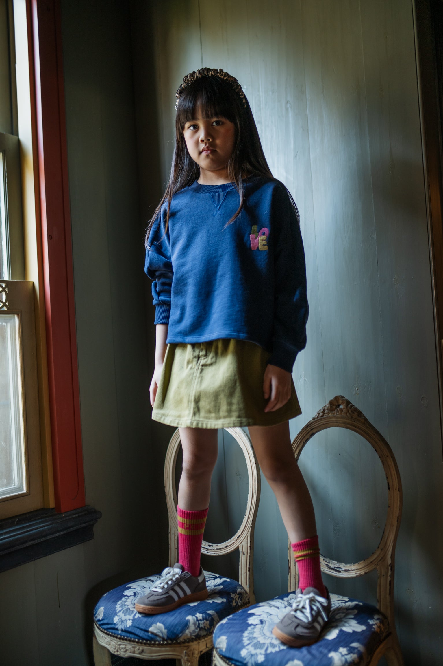Petit Blush - coco sweater - dark blue