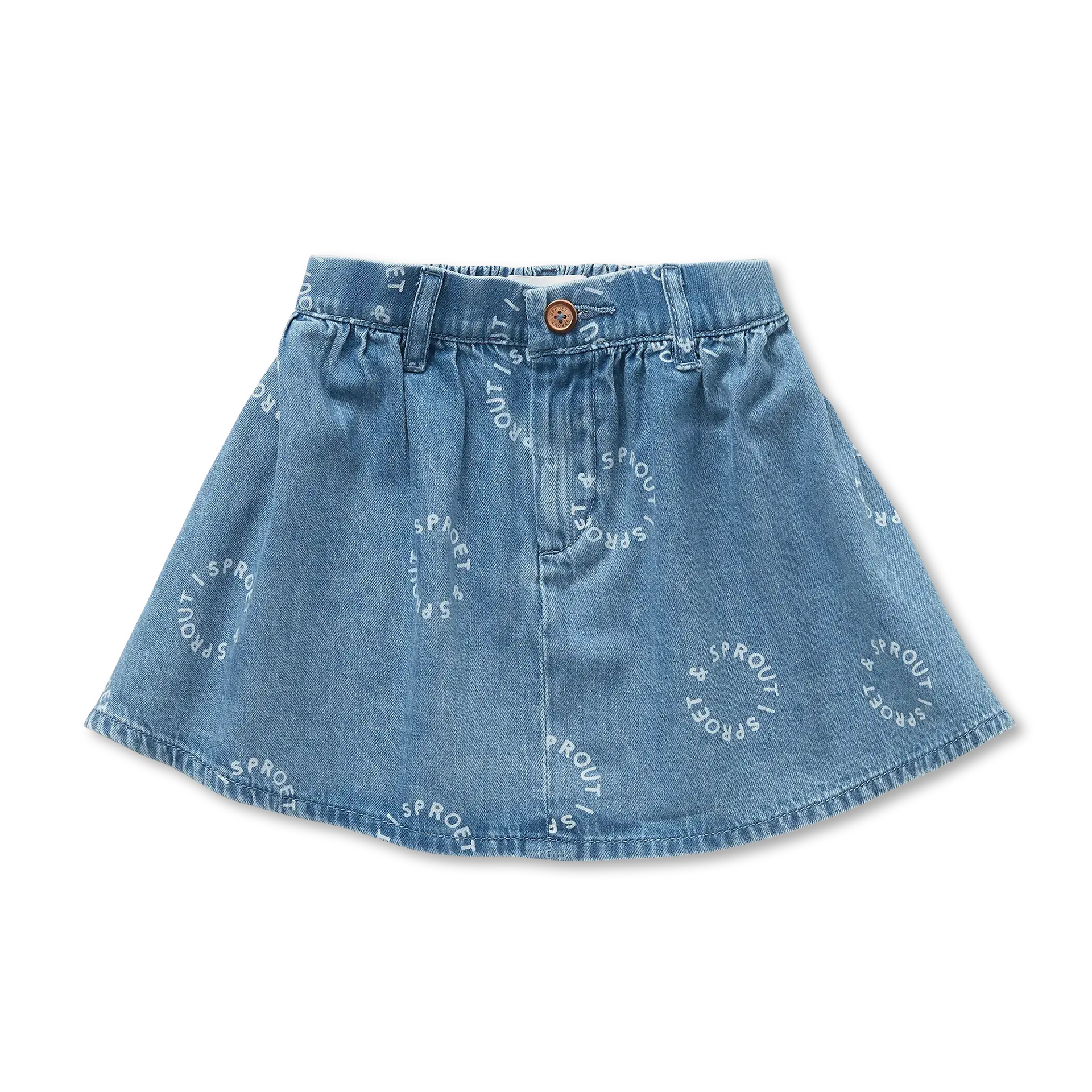 Sproet & Sprout - denim skirt - denim blue
