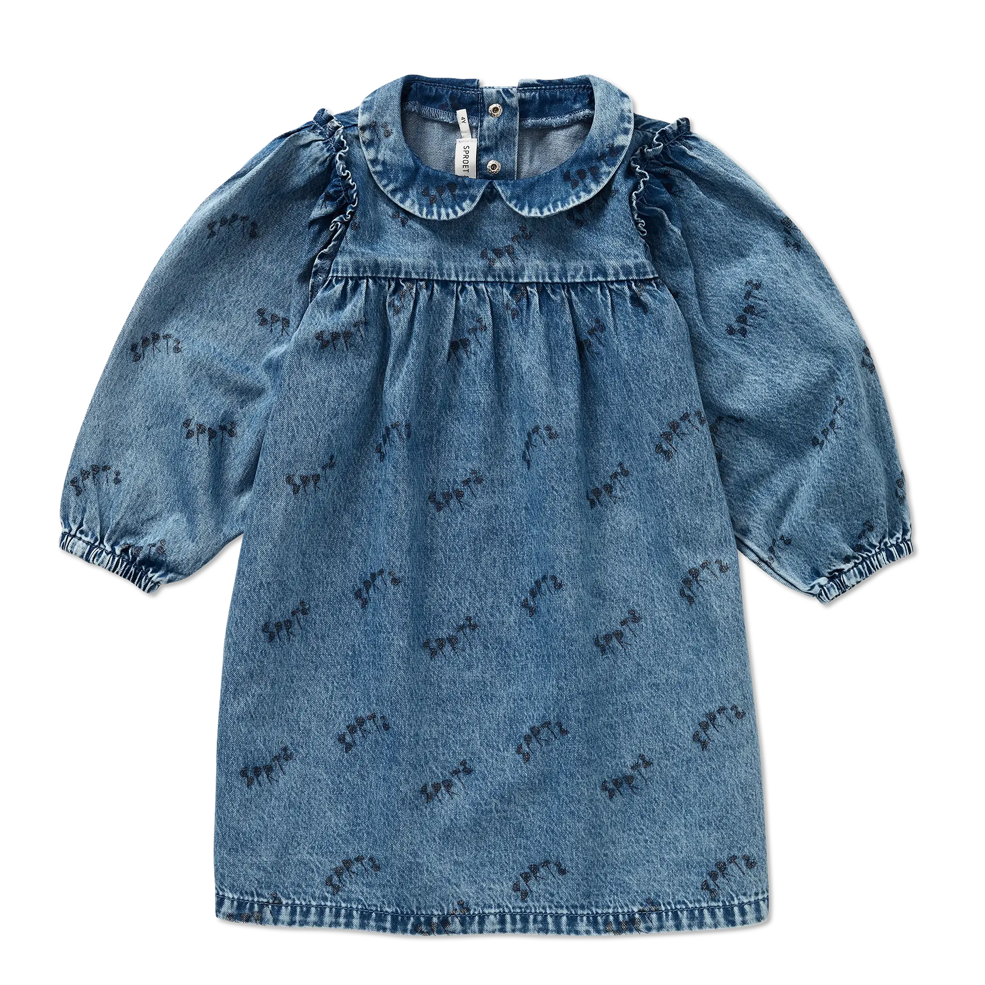 Sproet & Sprout - denim dress blue - blue denim
