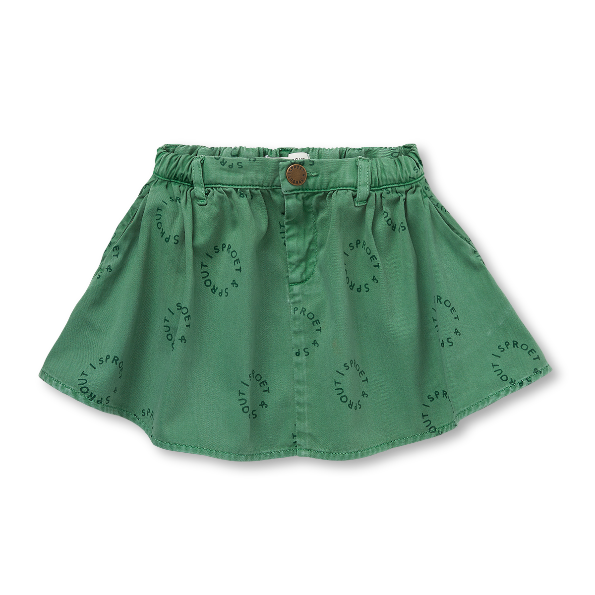 Sproet & Sprout - denim skirt - evergreen