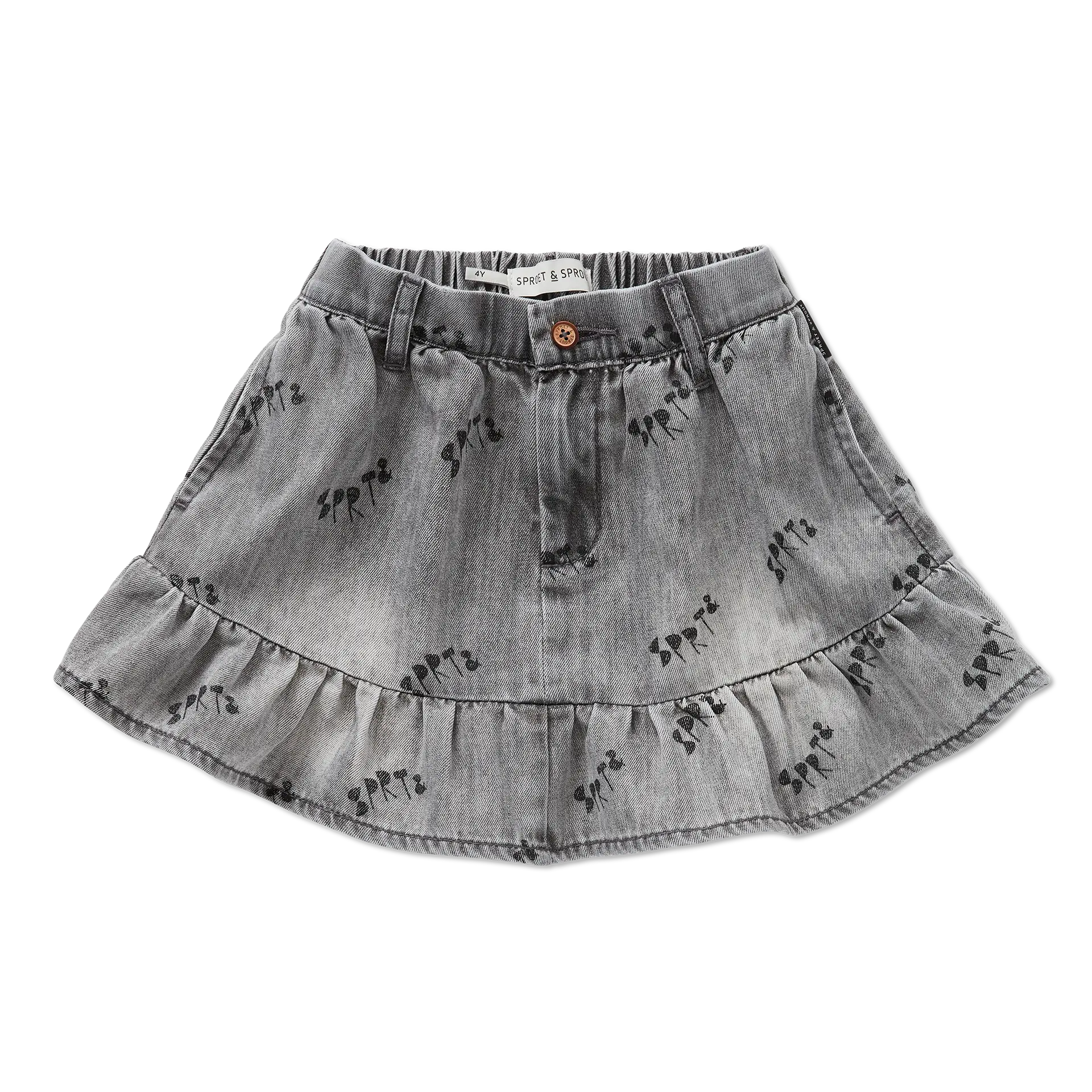 Sproet & Sprout - grey denim skirt