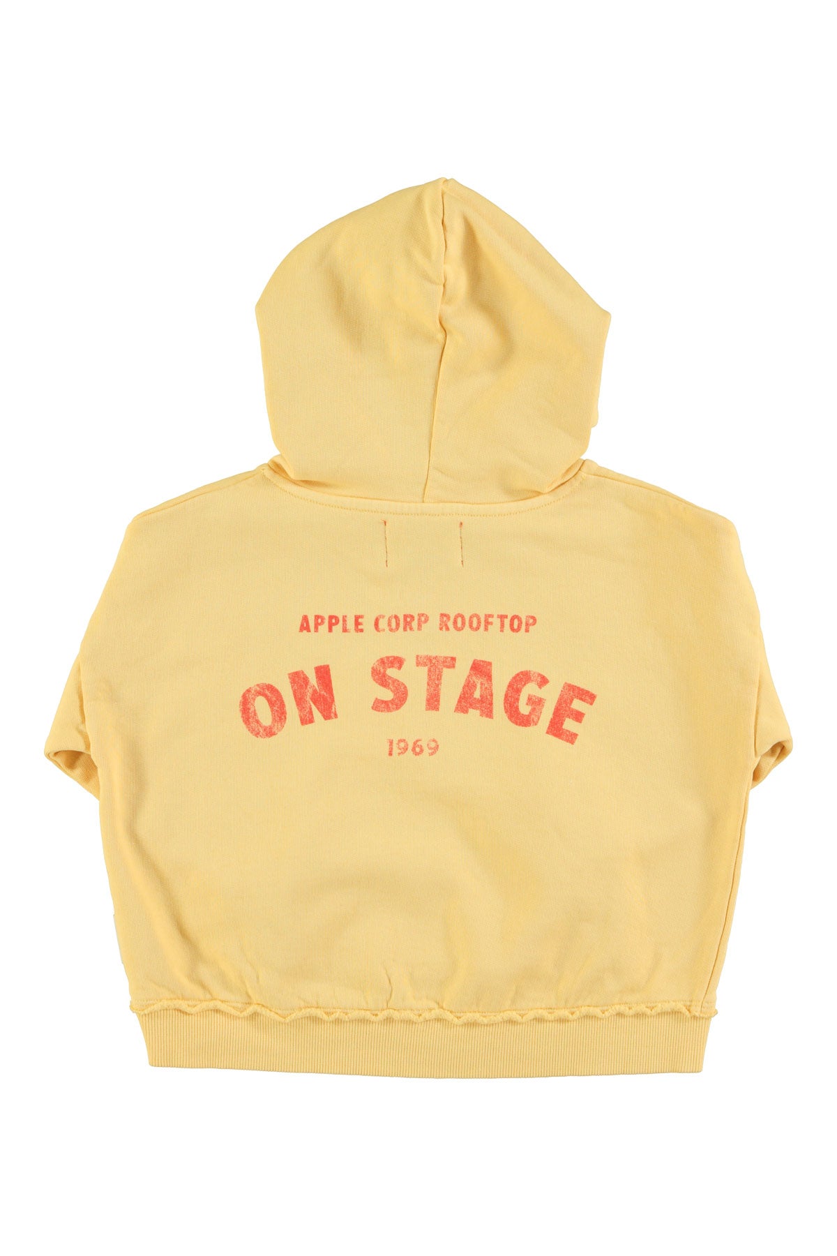 Piupiuchick - hoodie - yellow with on stage print