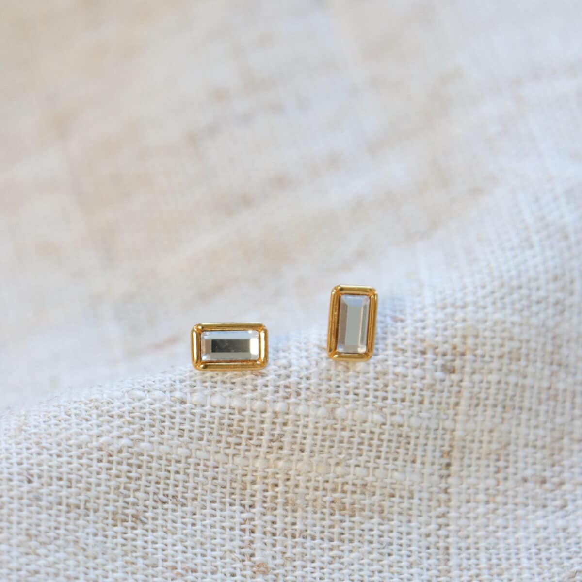 Label Kiki - shiny rectangle gold