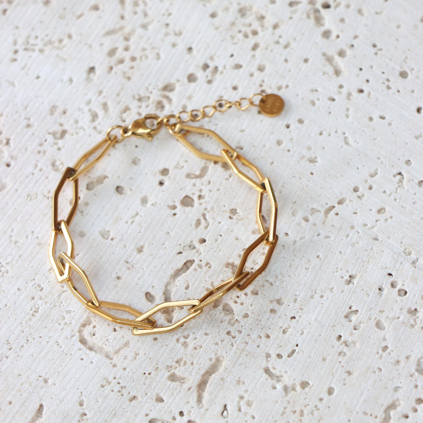 Label Kiki - wobbly bracelet gold