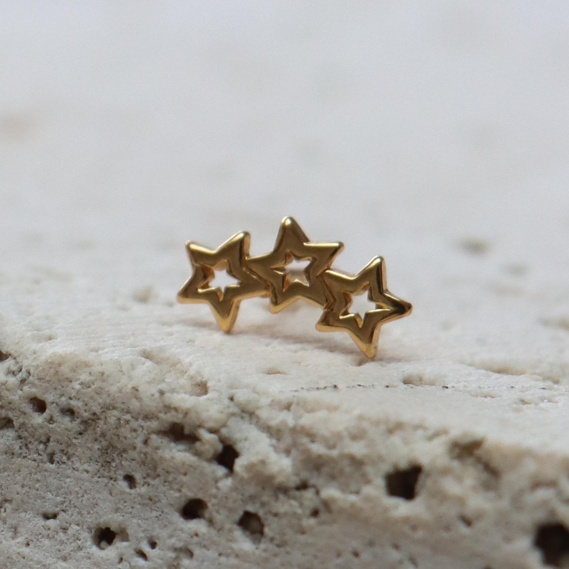 Label Kiki - little stars gold
