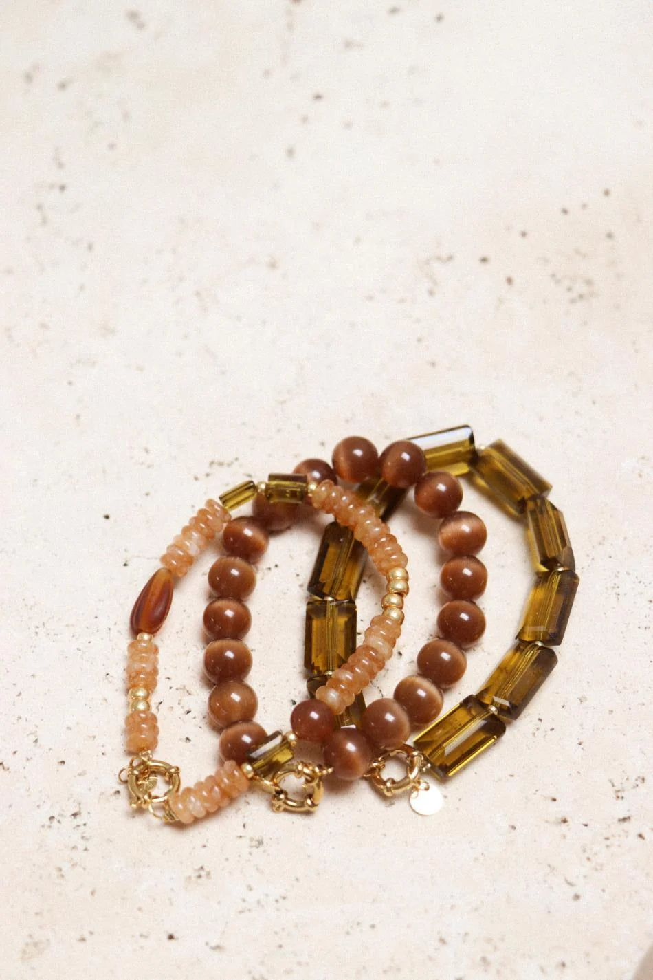 Label Kiki - antique velvet bracelet gold