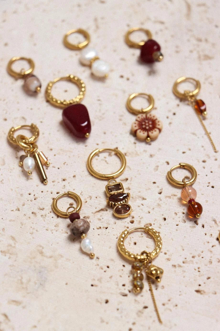 Label Kiki - 3.0 classic square hoop gold