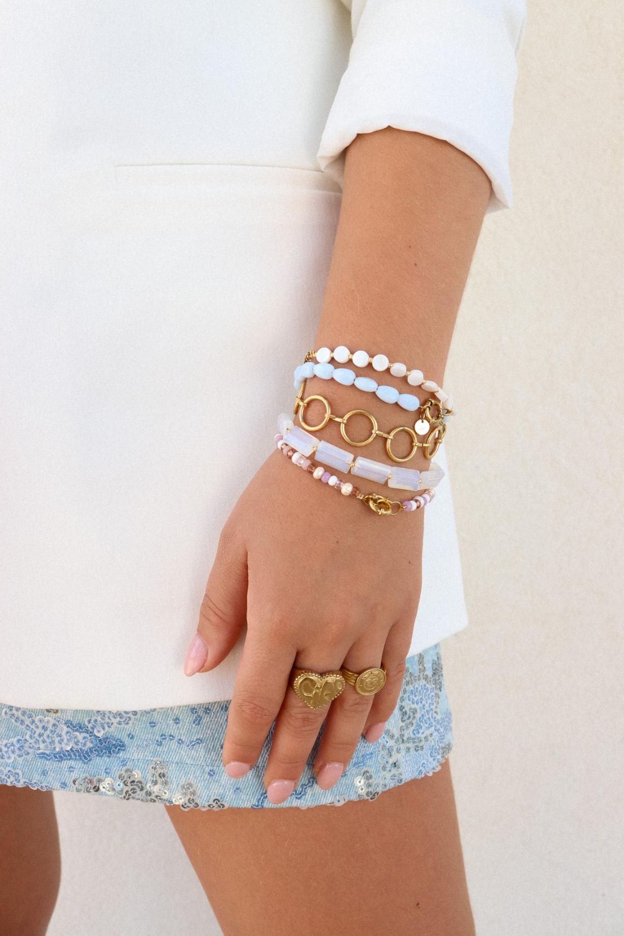 Label Kiki - rosé all day bracelet gold
