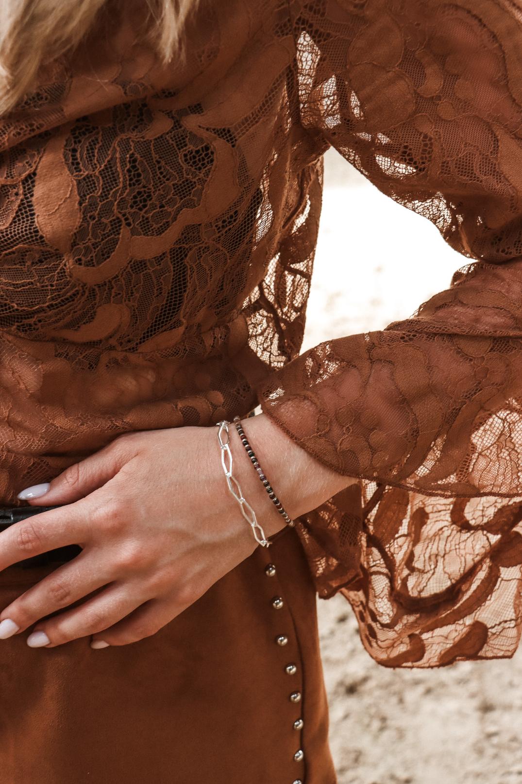 Label Kiki - wobbly bracelet silver
