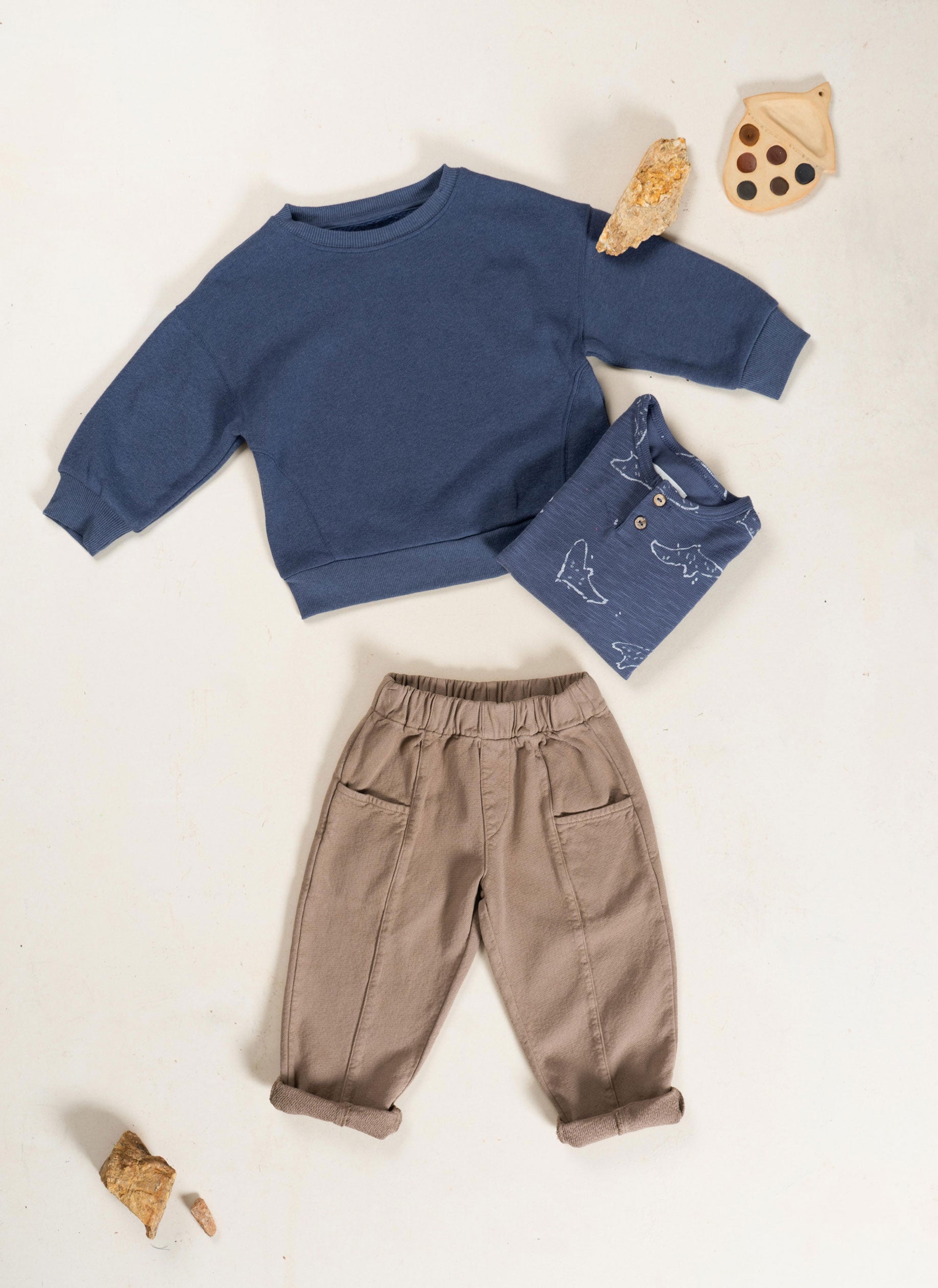 Play Up - twill trousers - ancestral