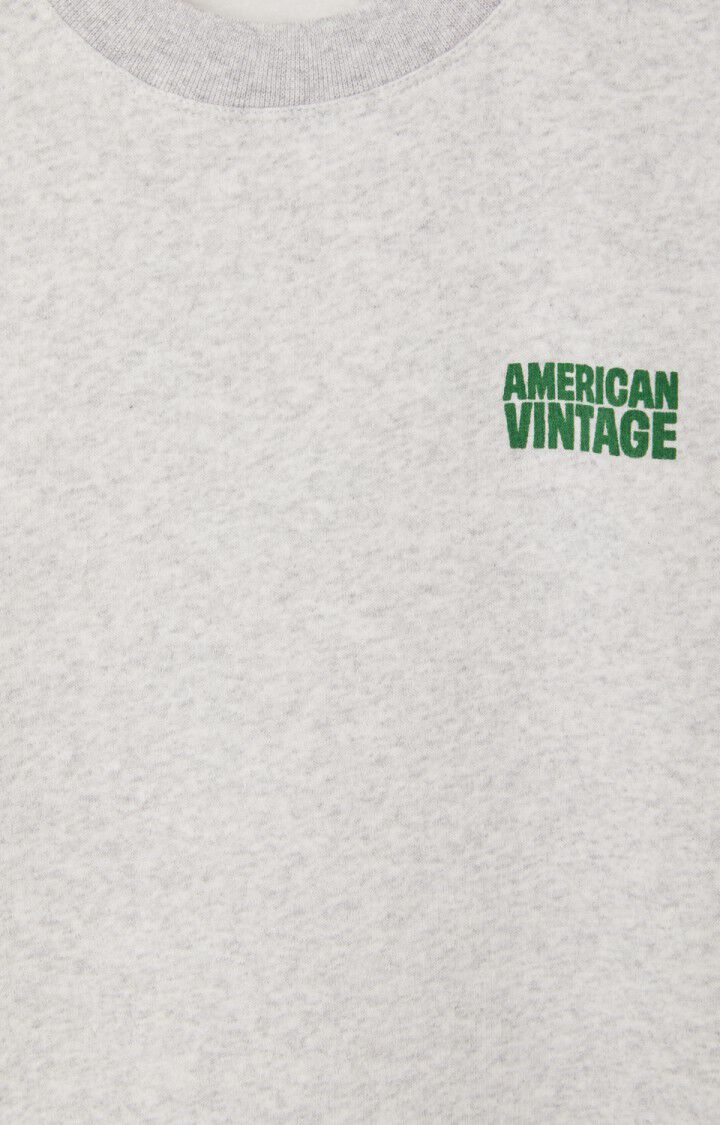 American Vintage - baptown sweater - gris chine