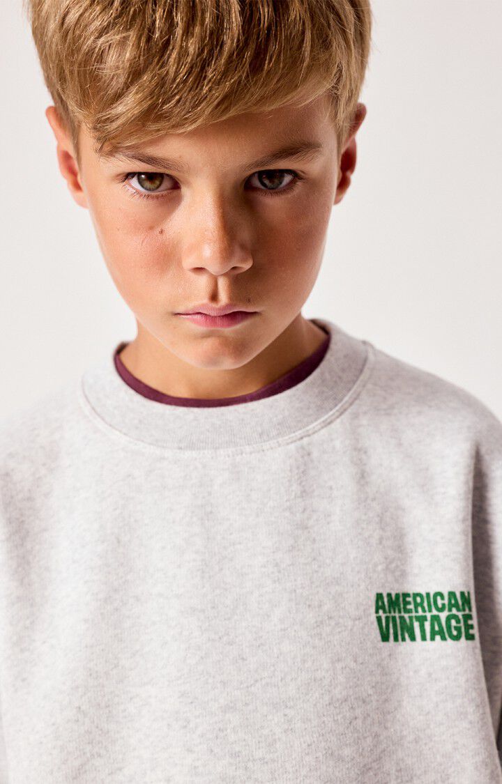 American Vintage - baptown sweater - gris chine