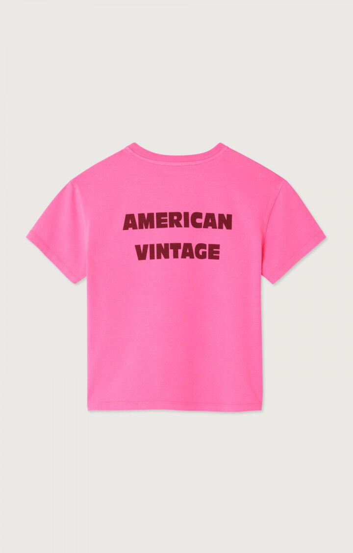 American Vintage - fizvalley tshirt - rose fluo