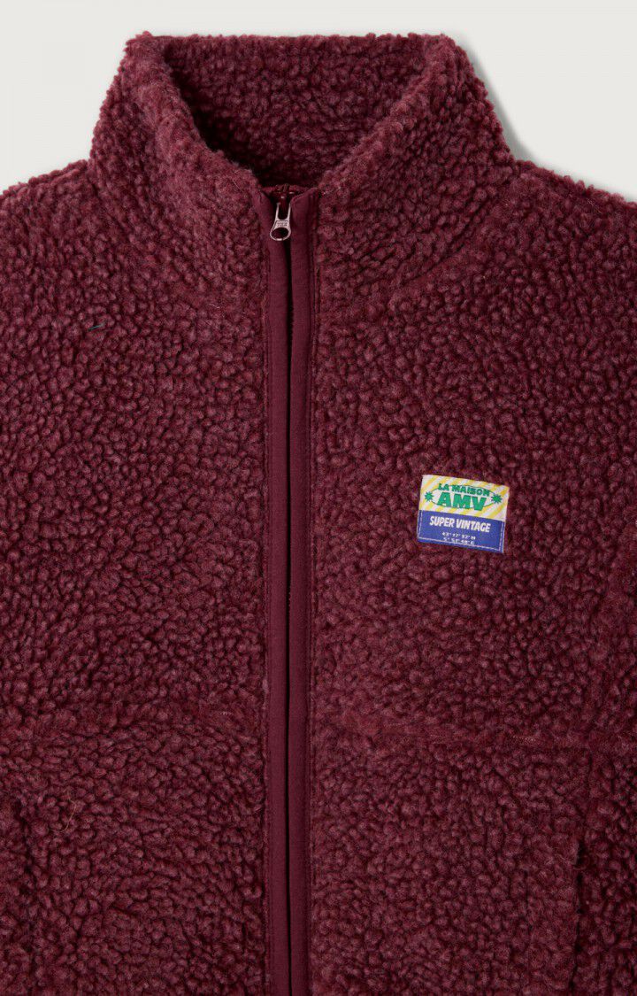American Vintage - hoktown vest - bordeaux chine