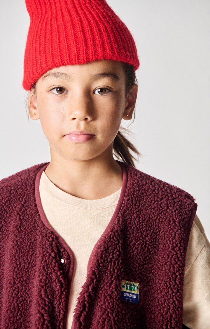 American Vintage - hoktown bodywarmer - bordeaux chine