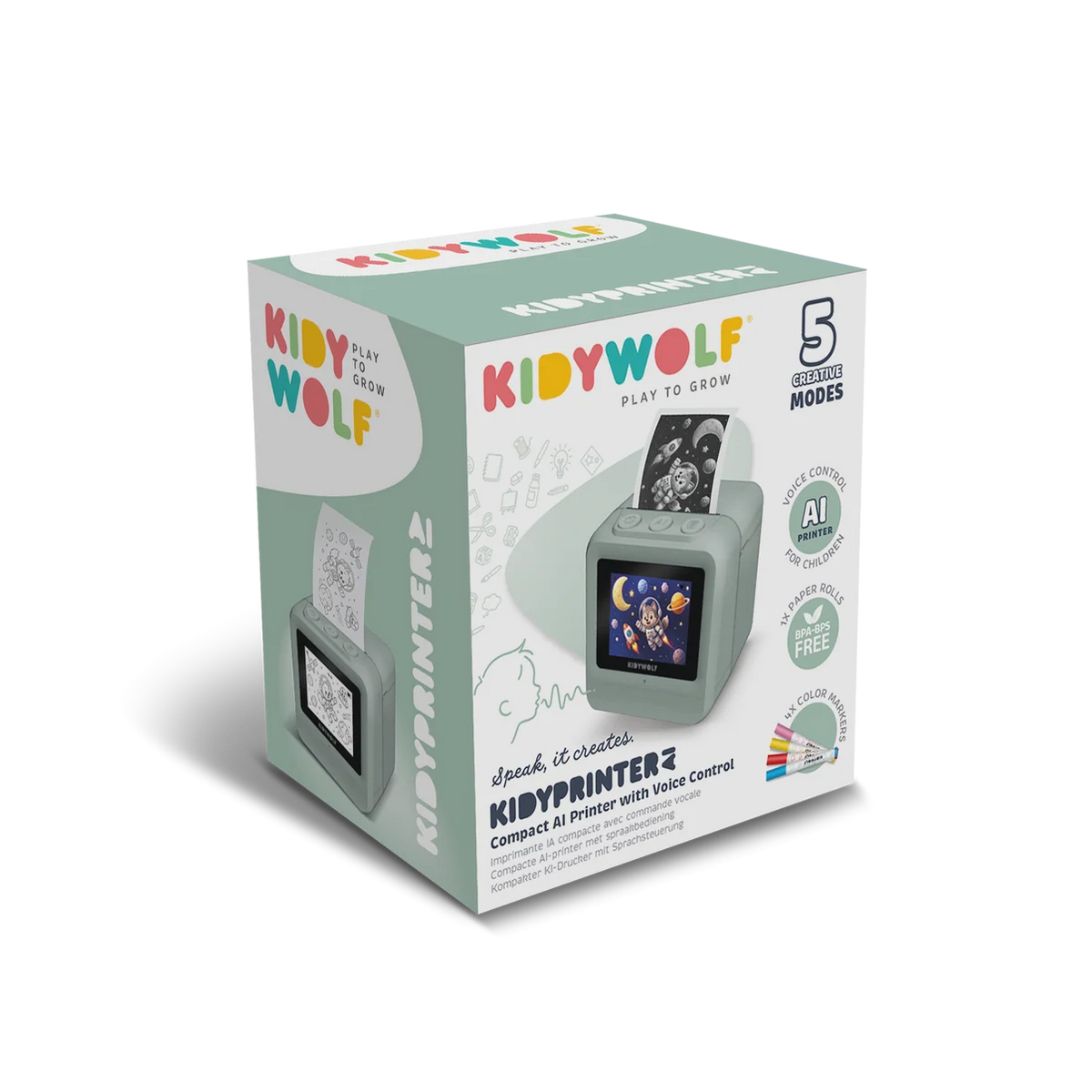 Kidywolf - kidyprinter AI