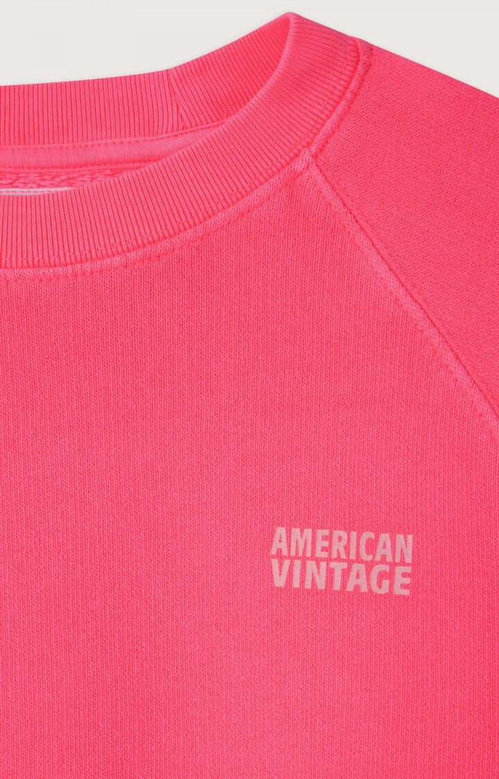 American Vintage - izubird sweater - fluo hortensia