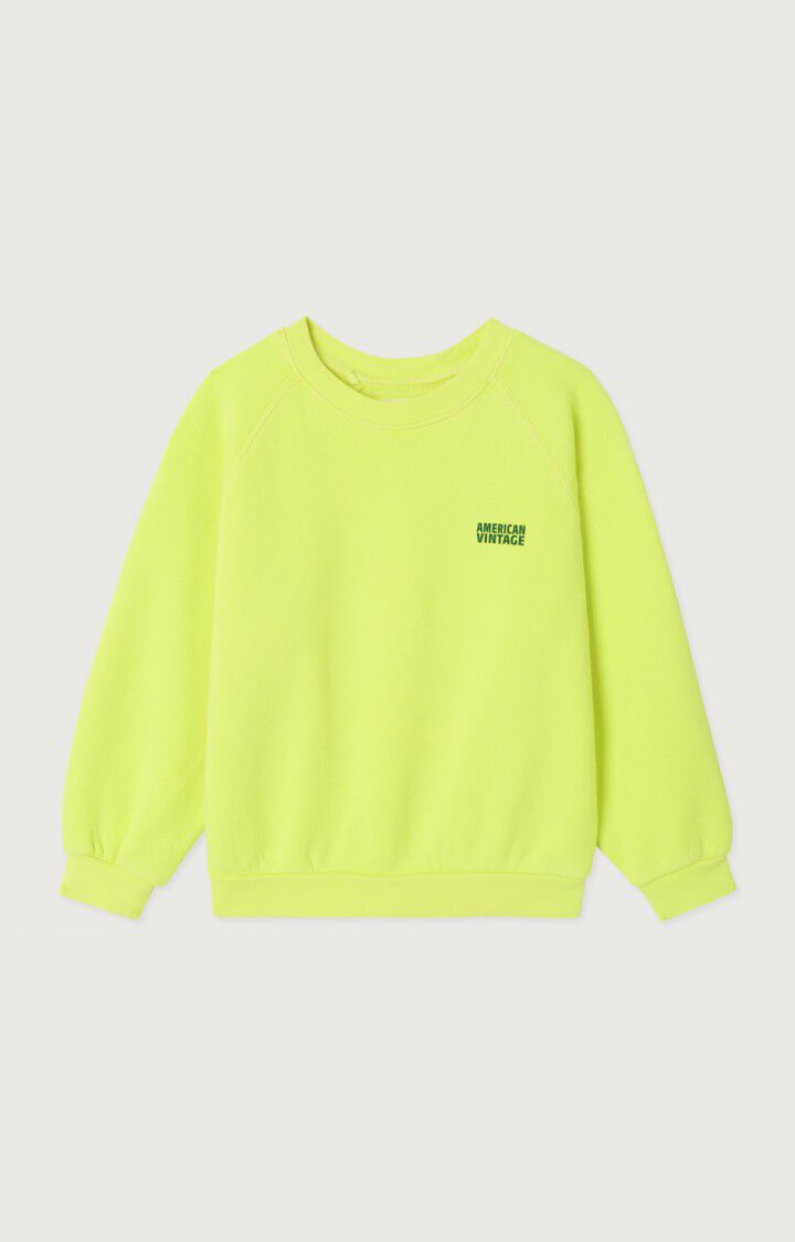 American Vintage - izubird sweater - citron fluo