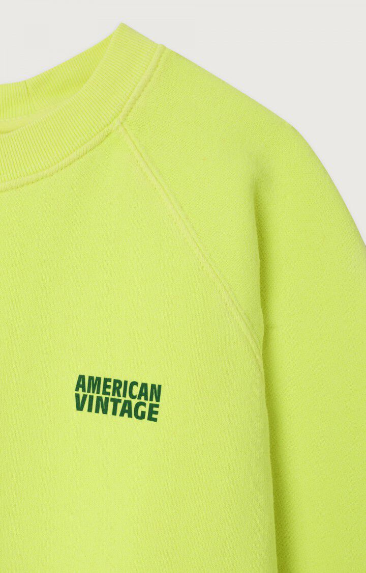 American Vintage - izubird sweater - citron fluo