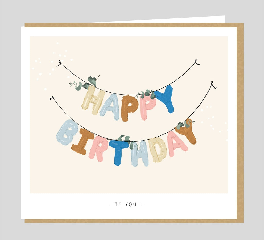 Mailbox - wenskaart - happy birthday