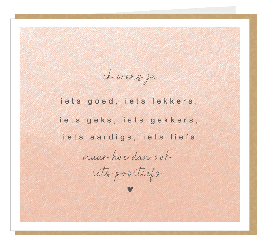 Mailbox - wenskaart - ik wens je iets goed...