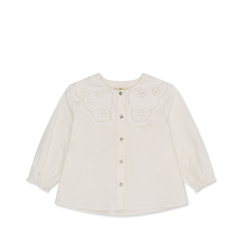 Konges Slojd - rilo collar shirt - optic white