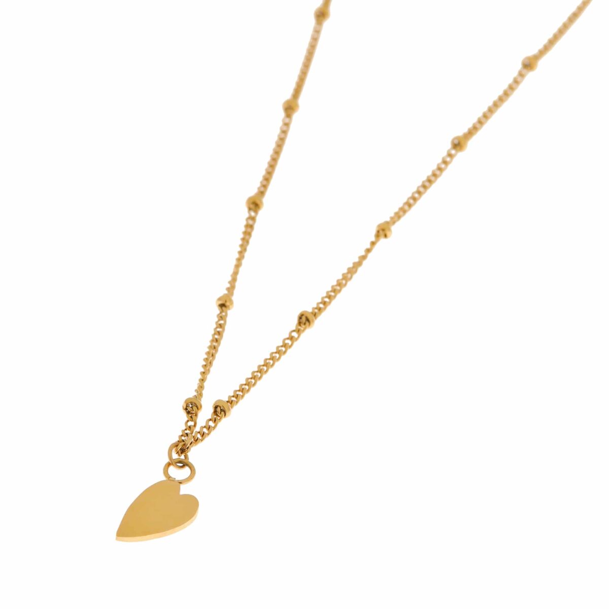 Label Kiki - heart necklace gold