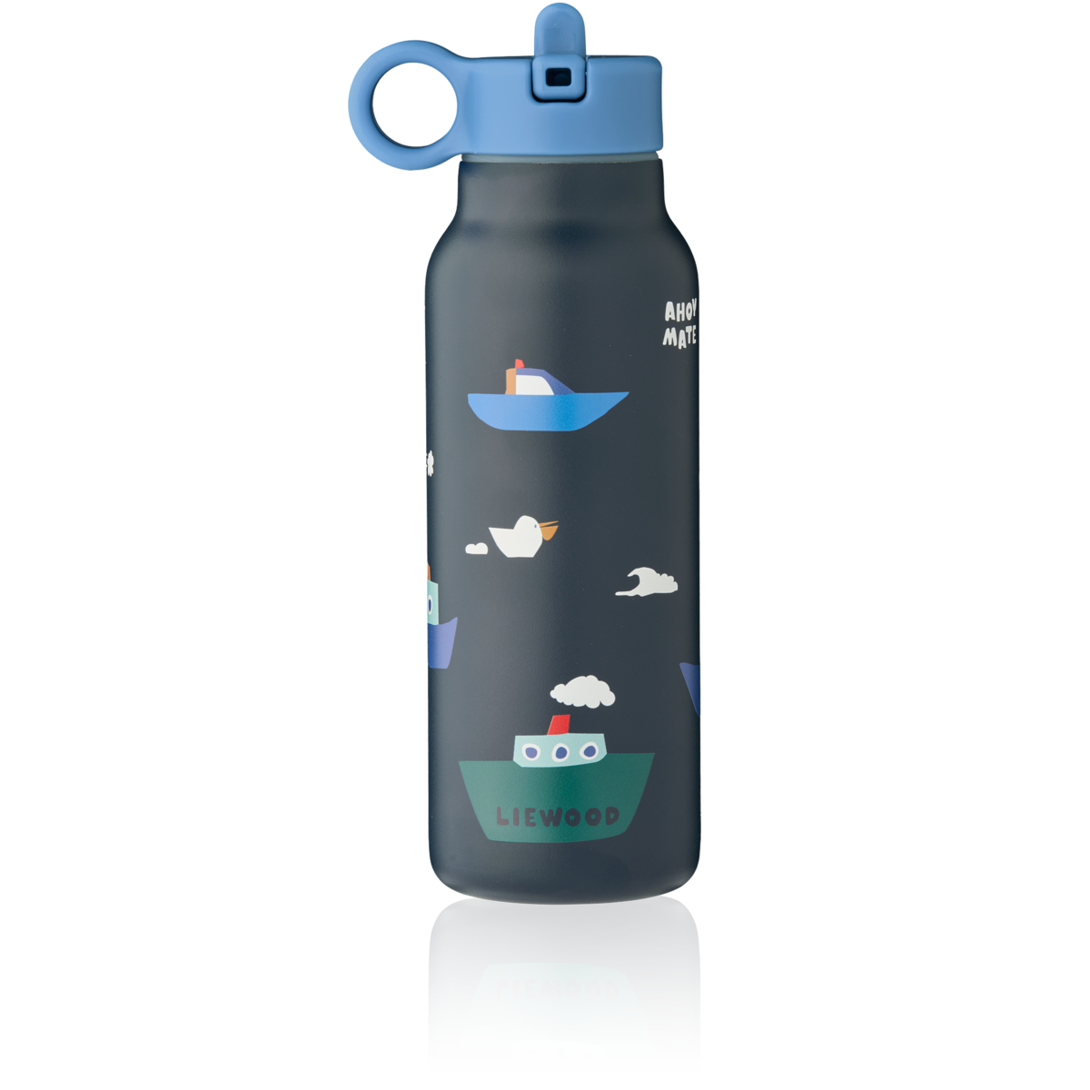 Liewood - falk water bottle - sailing / classic navy