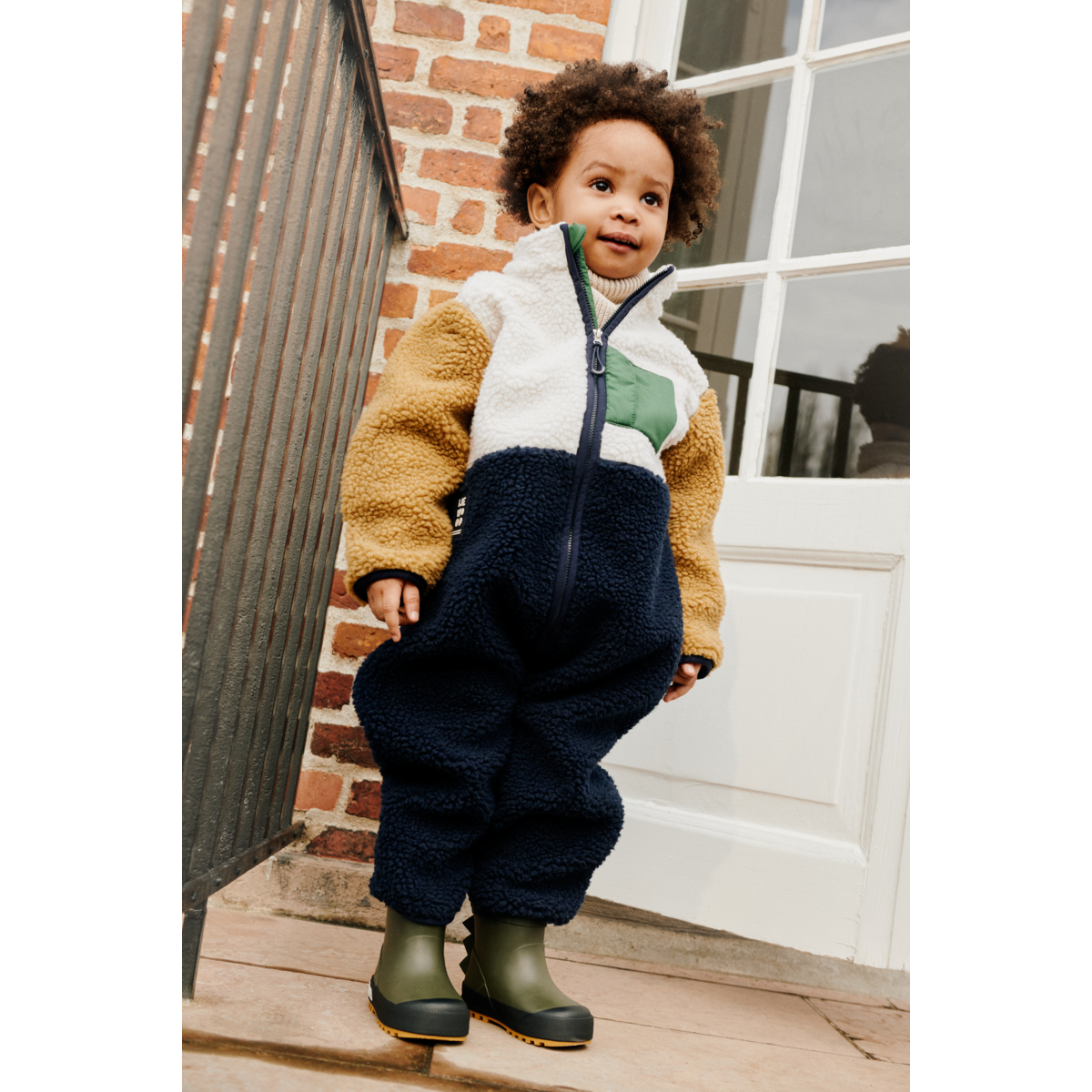 Liewood - jesse dino thermo rainboot - army brown