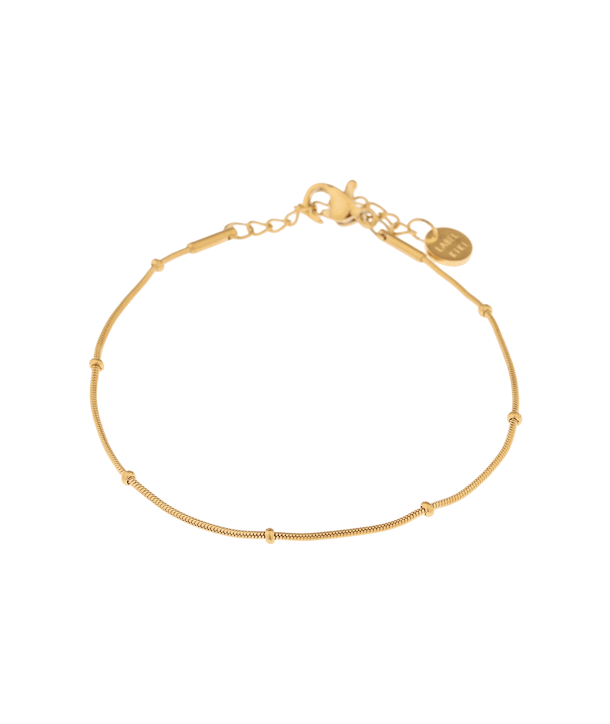 Label Kiki - mini dot chain bracelet gold