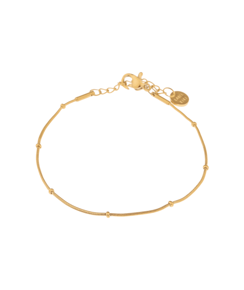 Label Kiki - mini dot chain bracelet gold