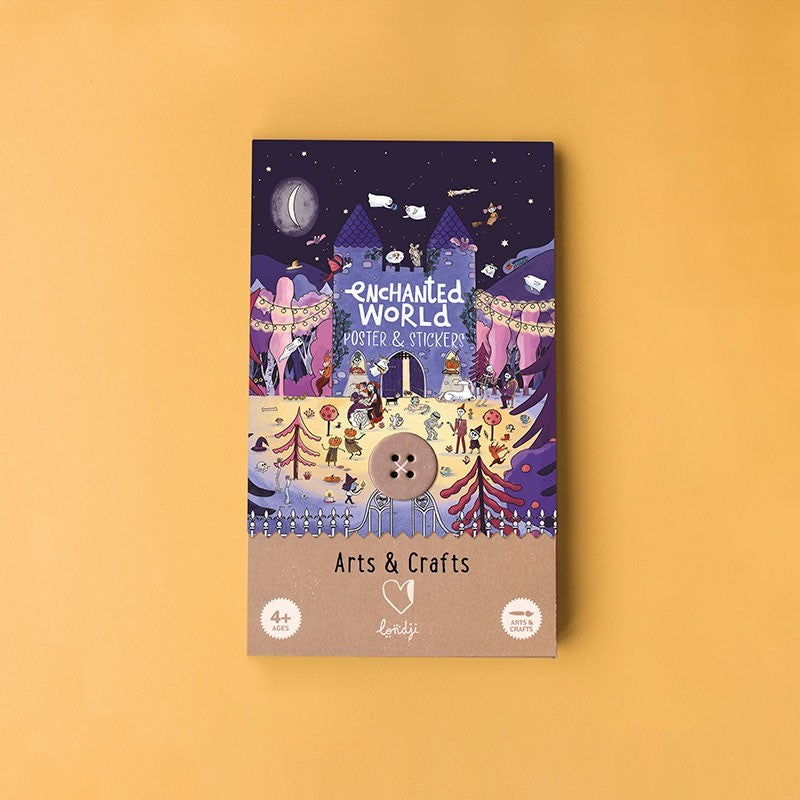 Londji - knutselspel - enchanted poster & stickers