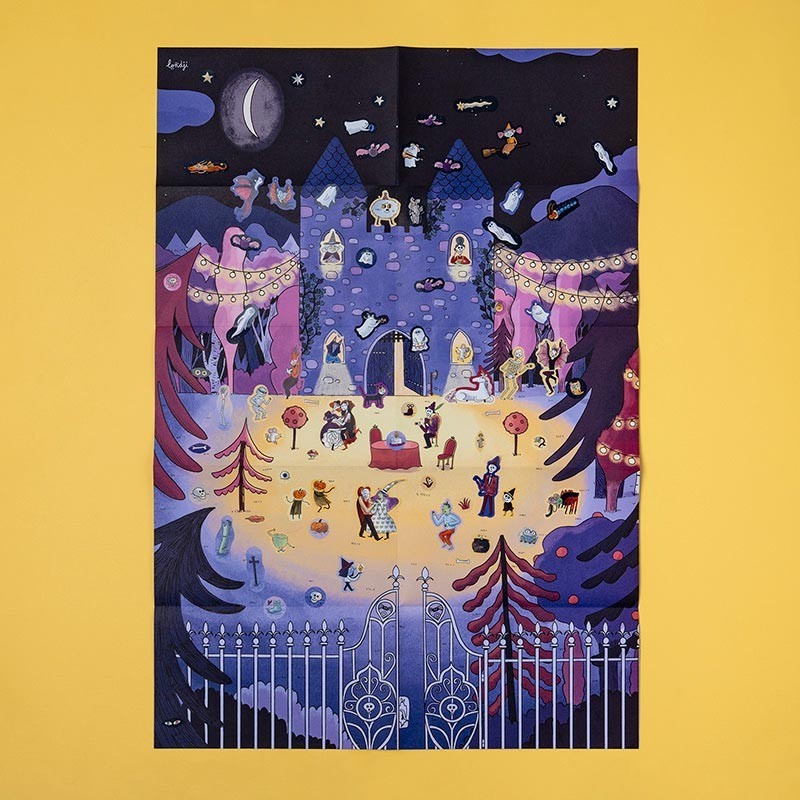 Londji - knutselspel - enchanted poster & stickers