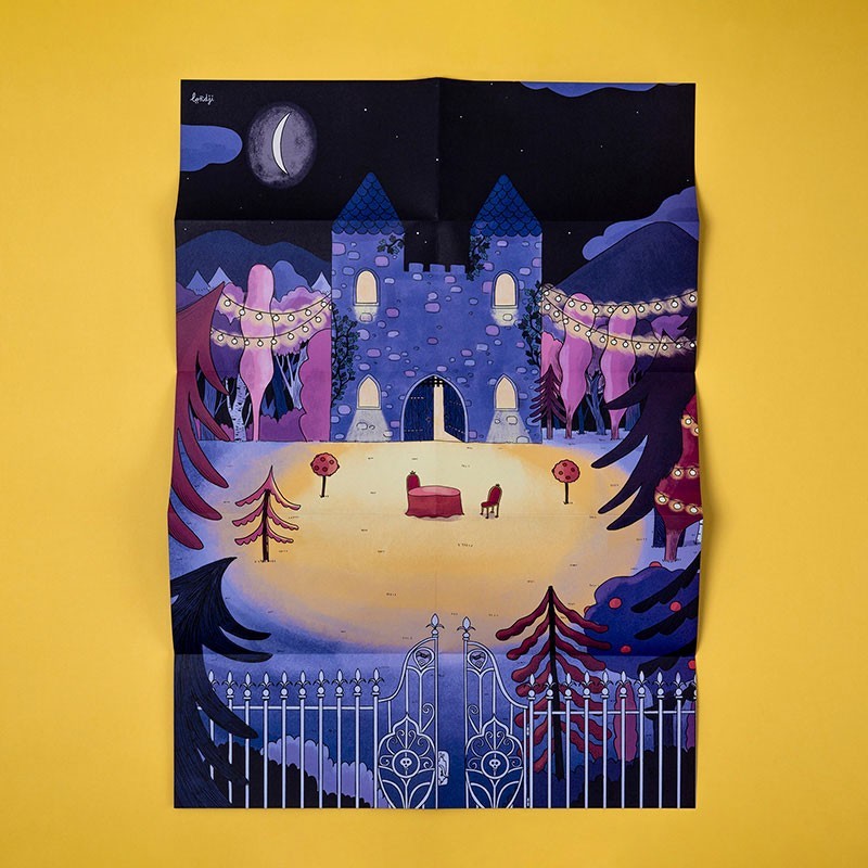 Londji - knutselspel - enchanted poster & stickers
