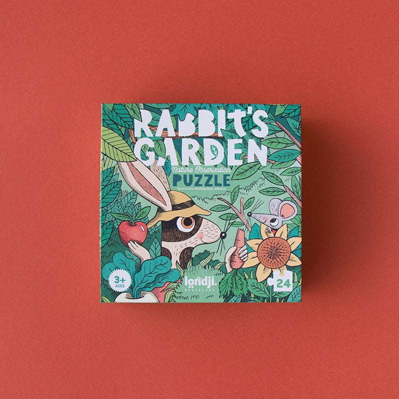 Londji - zoek en vind puzzel - rabbit's garden