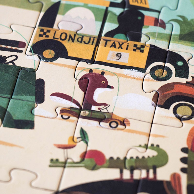 Londji - pocket puzzel - vroom vroom