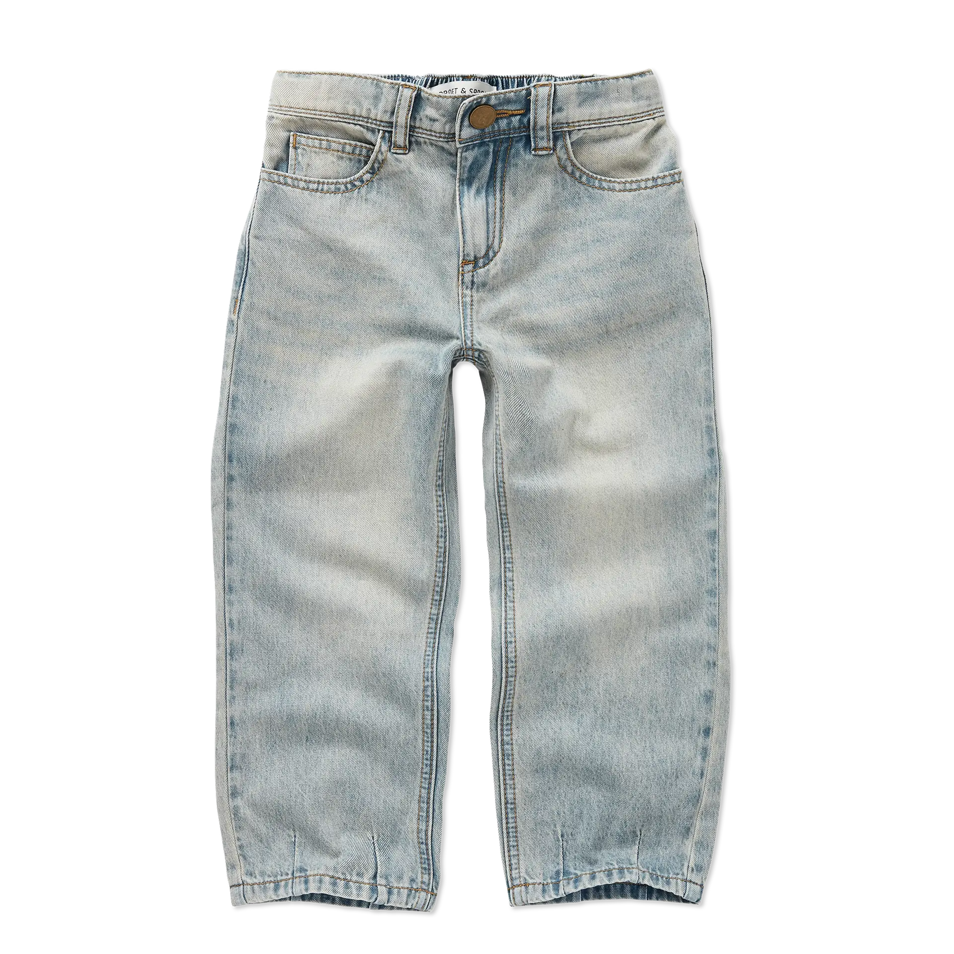 Sproet & Sprout - loose denim pants blue - blue denim