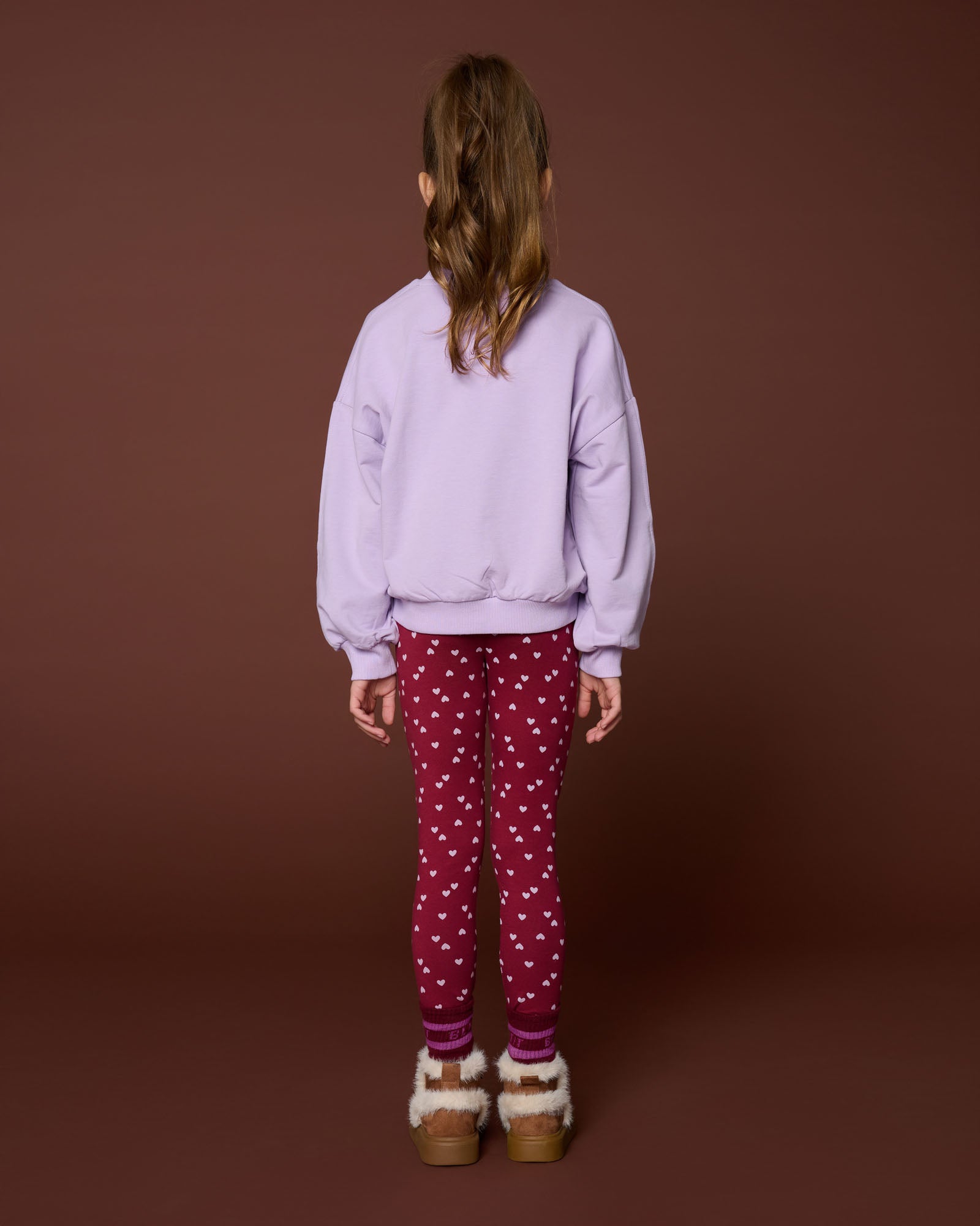 Petit Blush - luca sweater - purple rose