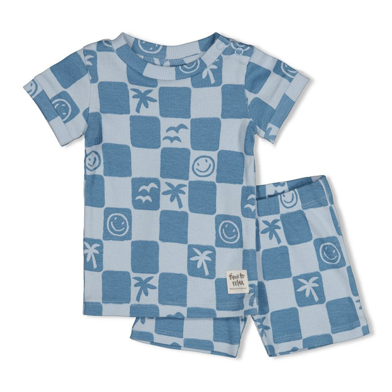 Feetje - summer pyjama - chase check