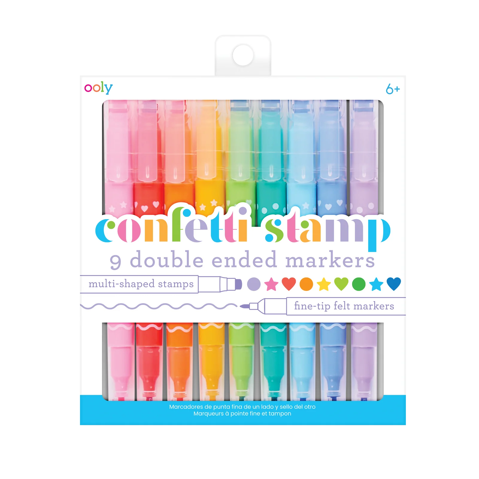 Ooly - confetti stamp double ended markers