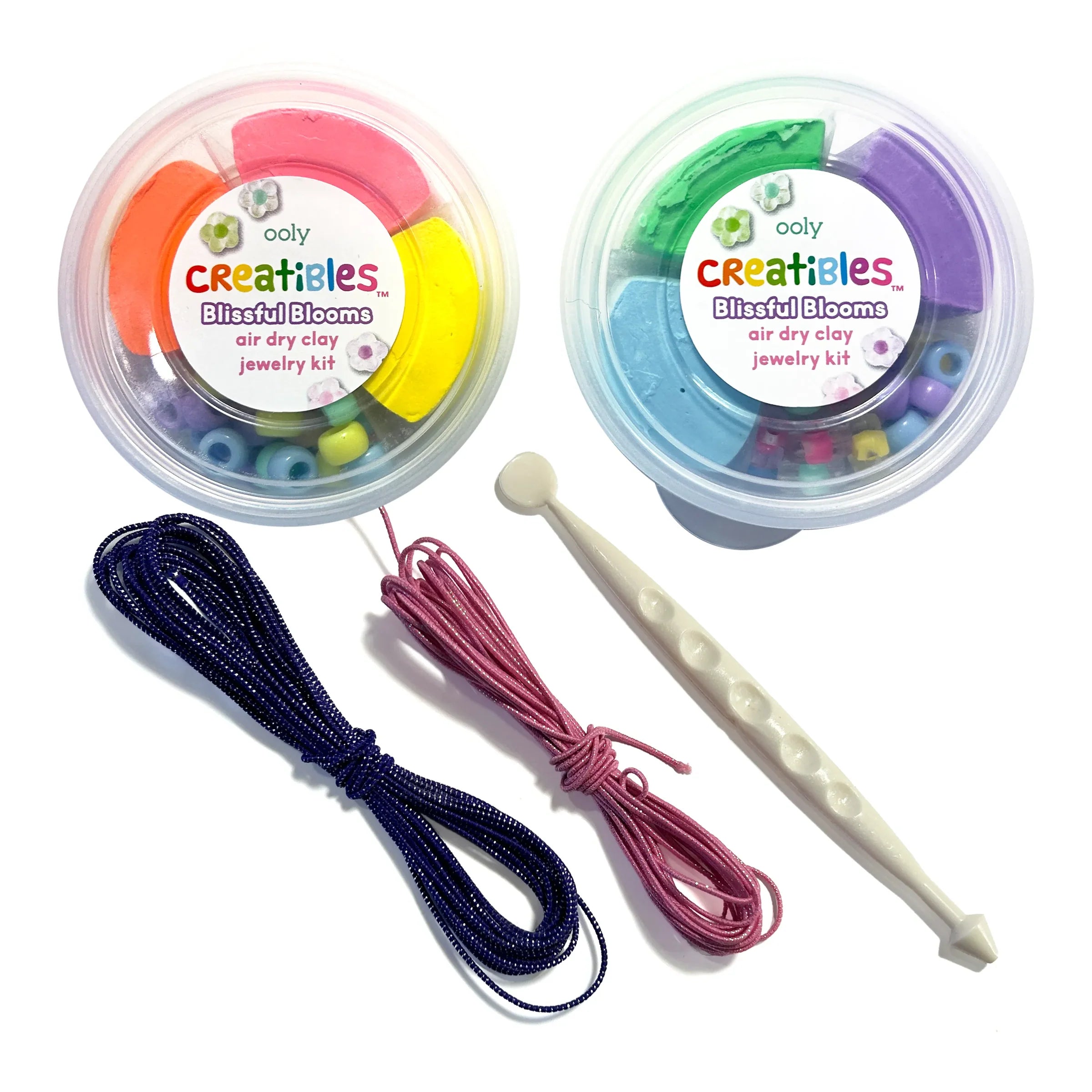 Ooly - creatives air dry clay kit - blissful blooms