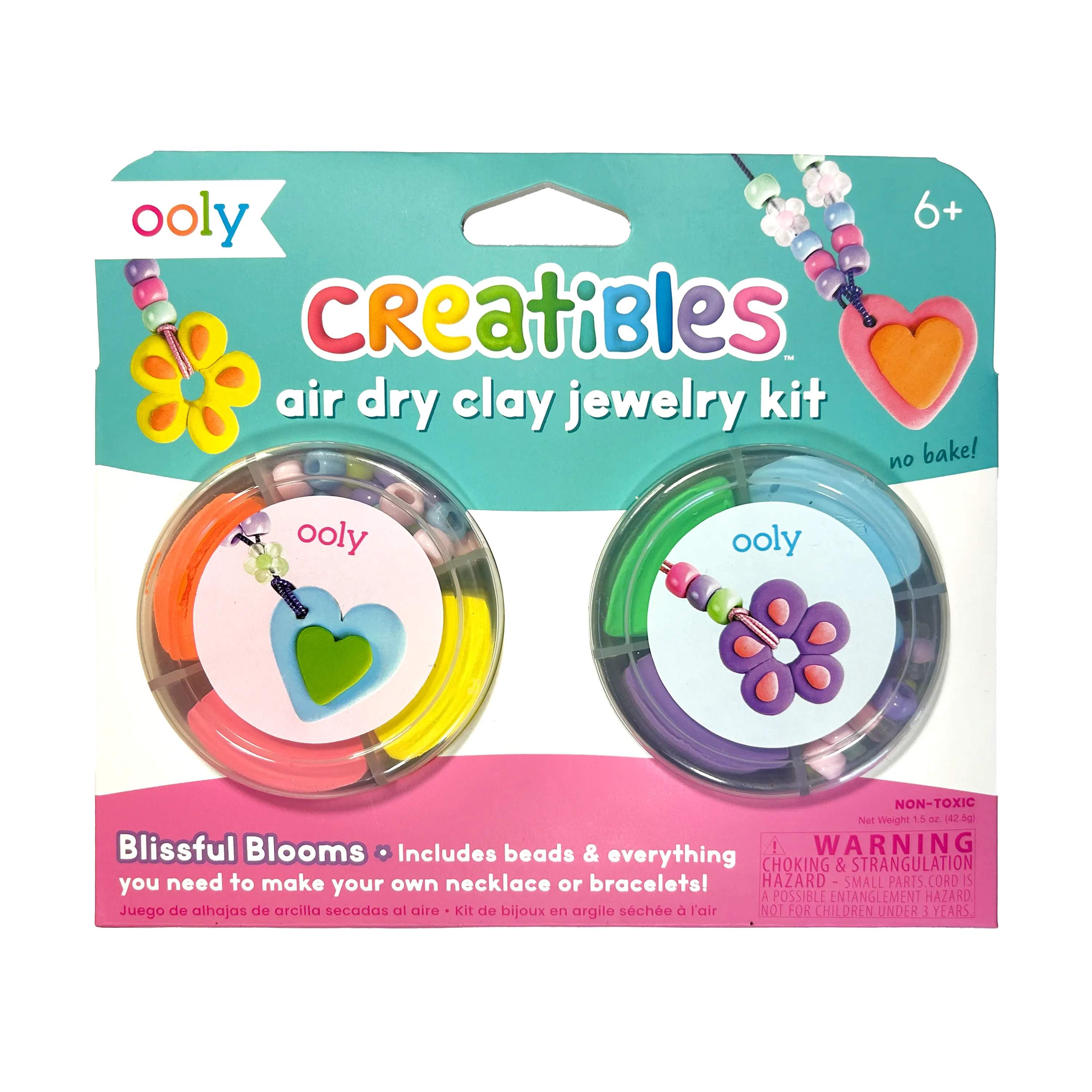 Ooly - creatives air dry clay kit - blissful blooms
