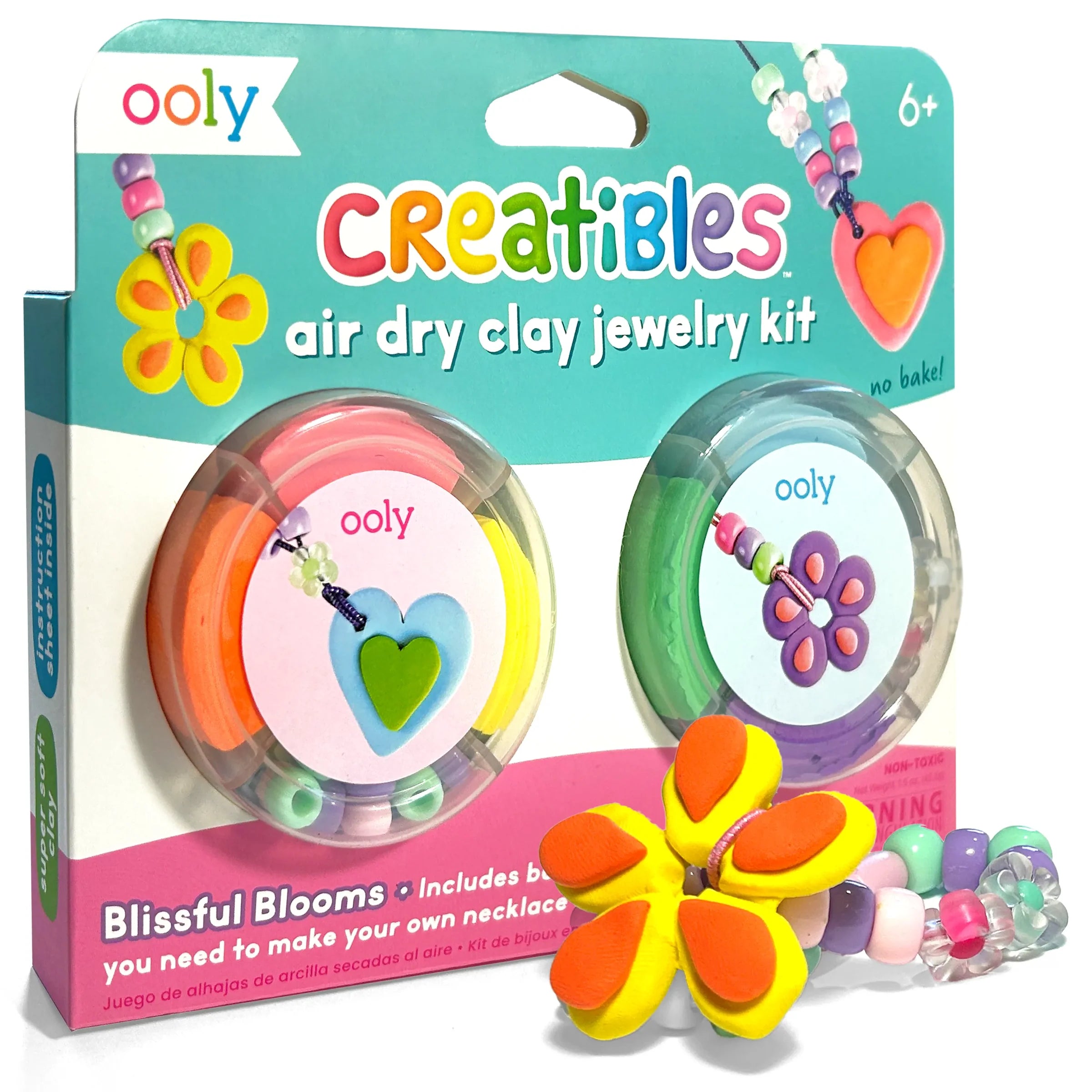 Ooly - creatives air dry clay kit - blissful blooms