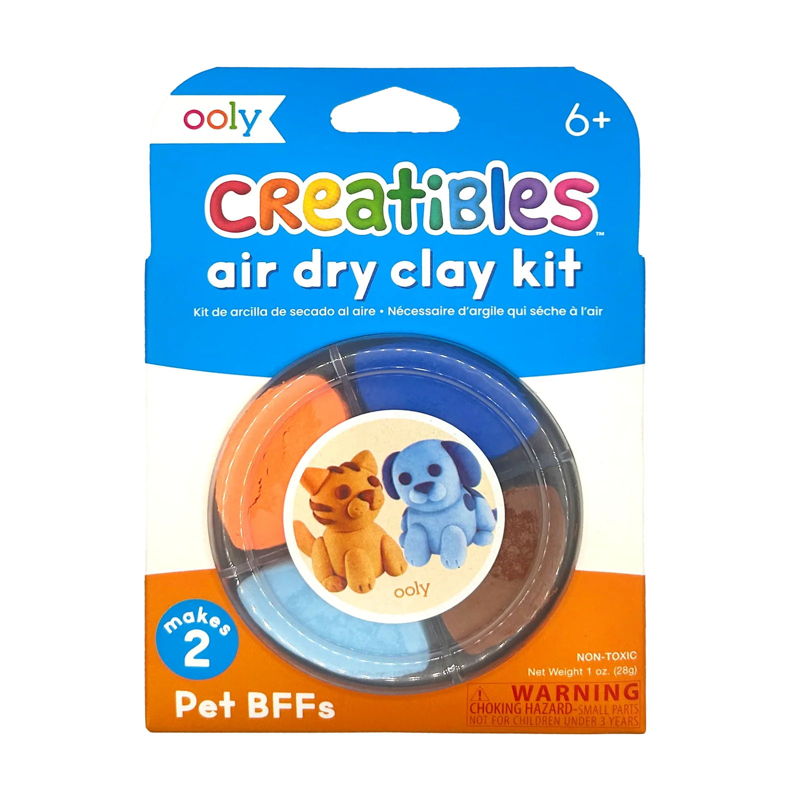 Ooly - creatives air dry clay kit - pet