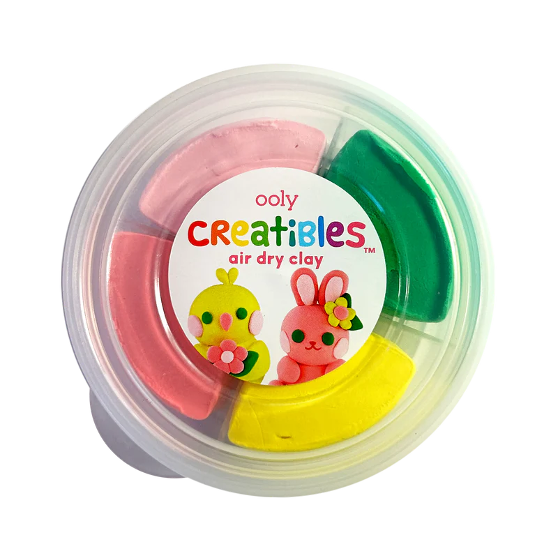 Ooly - creatives air dry clay kit - garden pals
